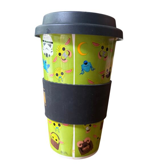 Star Wars The Mandalorian Grogu Baby Yoda Ceramic Travel Mug by Galerie EUC - Picture 3 of 8